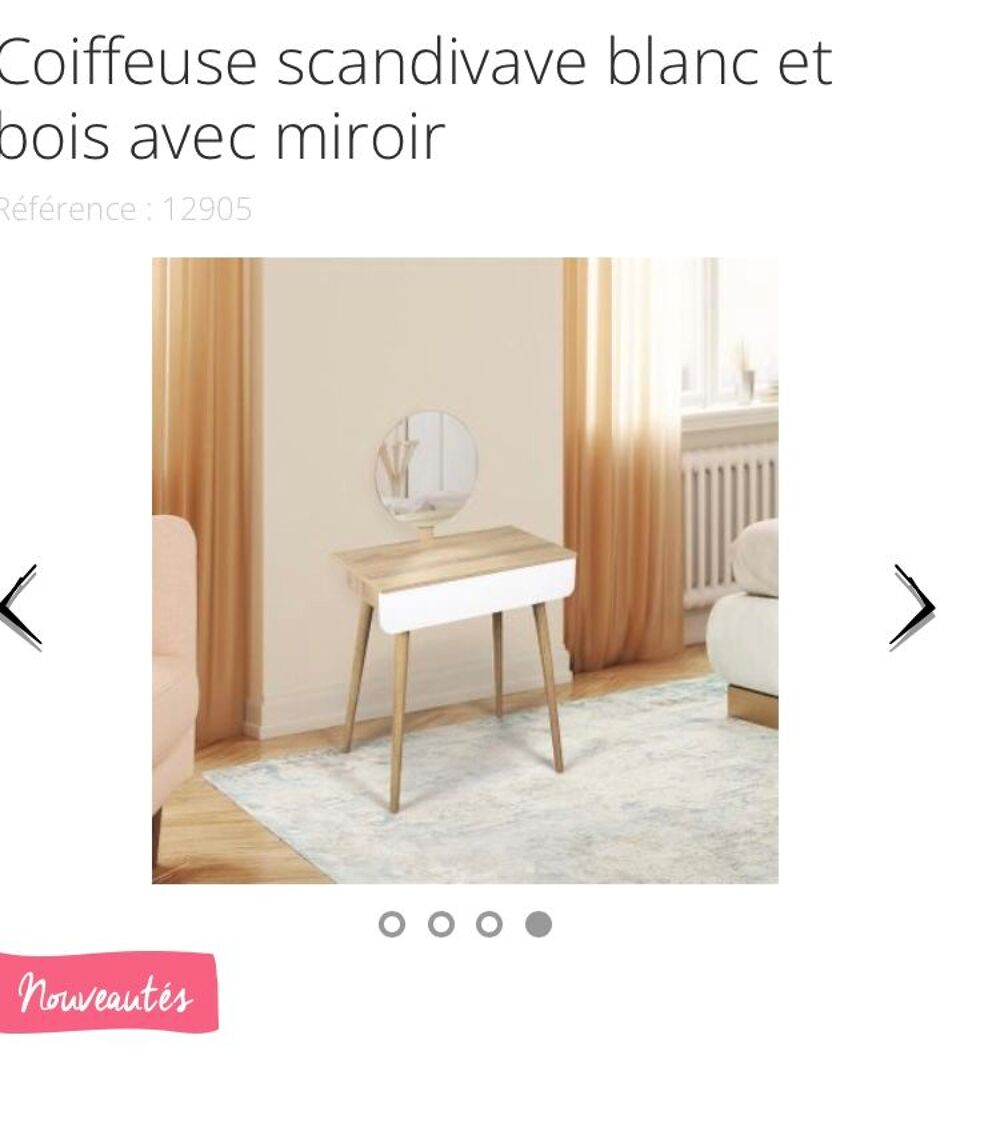 Coiffeuse avec miroir Meubles