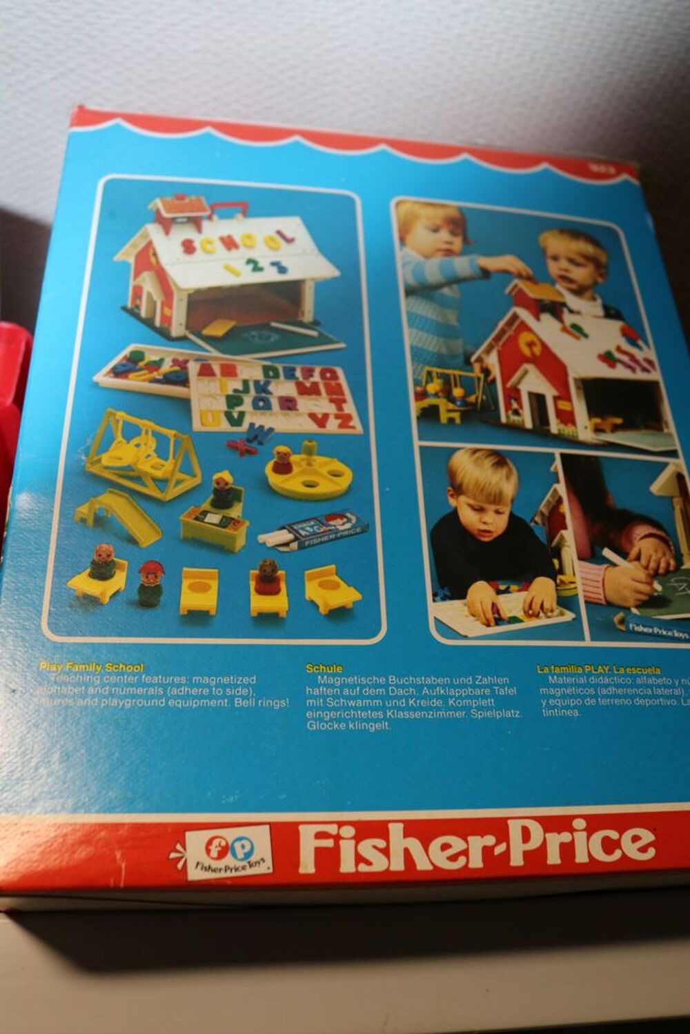 Jouet vintage Fischer Price l'&eacute;cole. Jeux / jouets