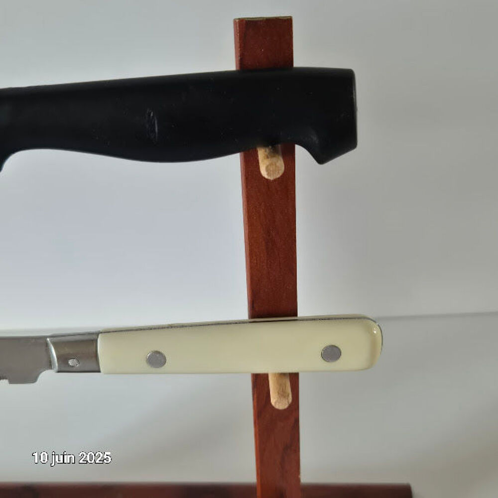 Muela Pr&eacute;sentoir bois (vide) pour 3 couteaux 