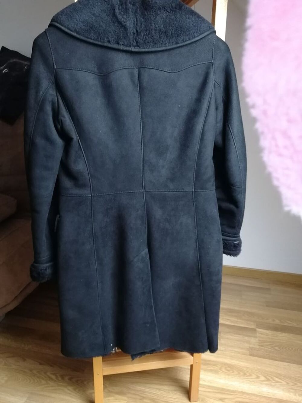 Manteau mouton Noir Vêtements