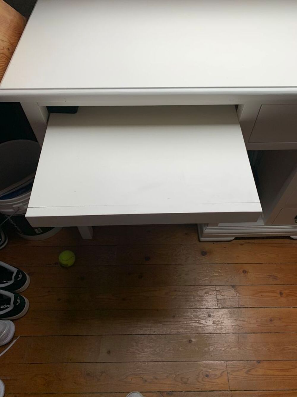 Chambre int&eacute;grale bois massif blanc Meubles