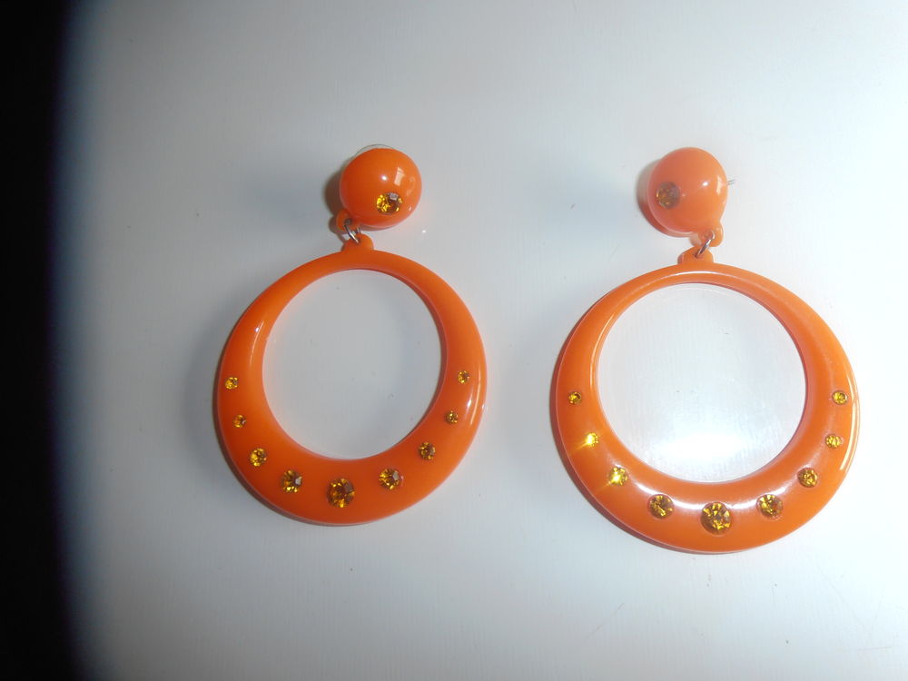 Cr&eacute;oles orange 24 (28b) Bijoux et montres