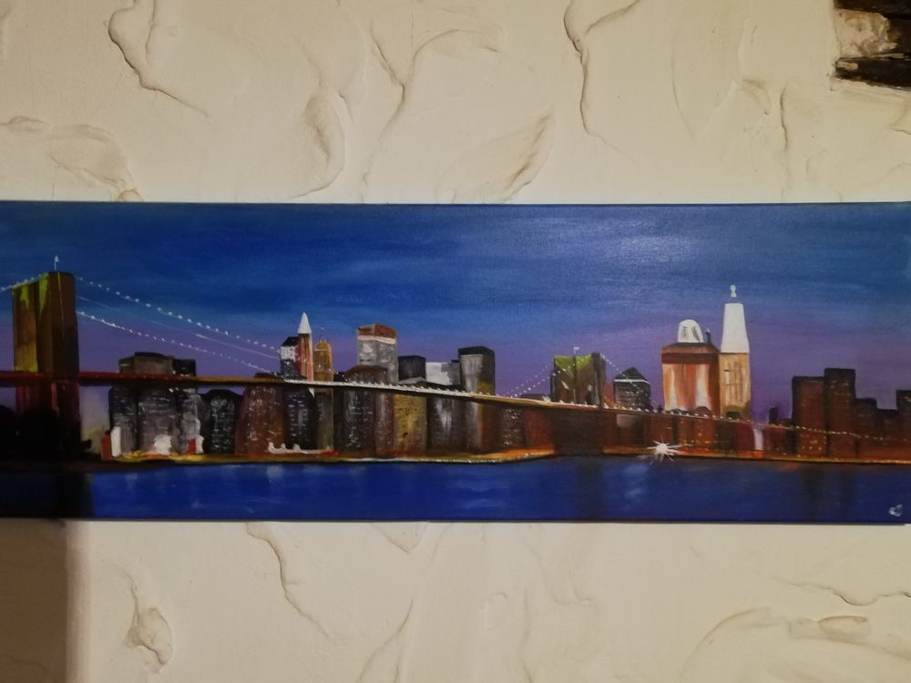 Peinture pont de Brooklyn Décoration