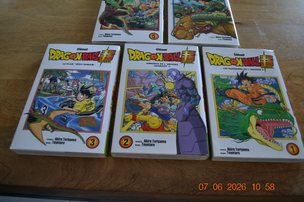 5 MANGAS DRAGON BALL SUPER 10 EUROS Livres et BD