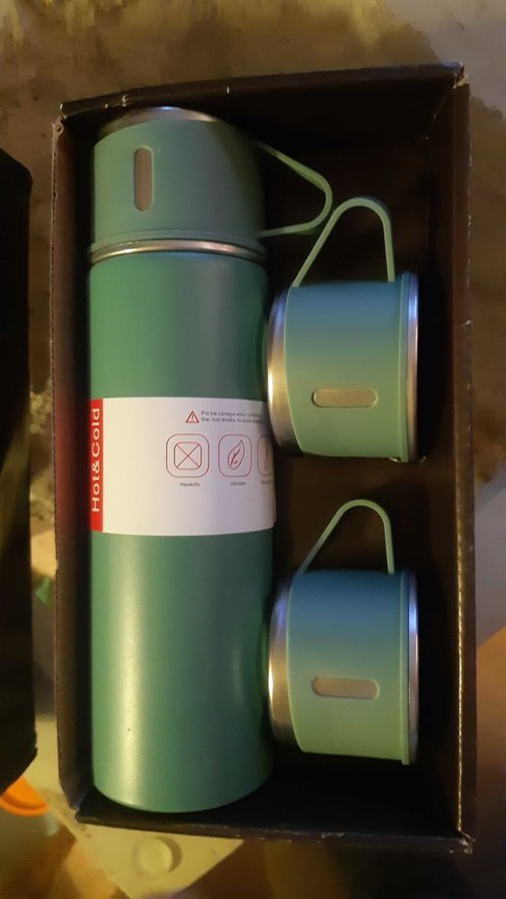 Bouteille thermos 0 L 50 + 3 tasses Cuisine