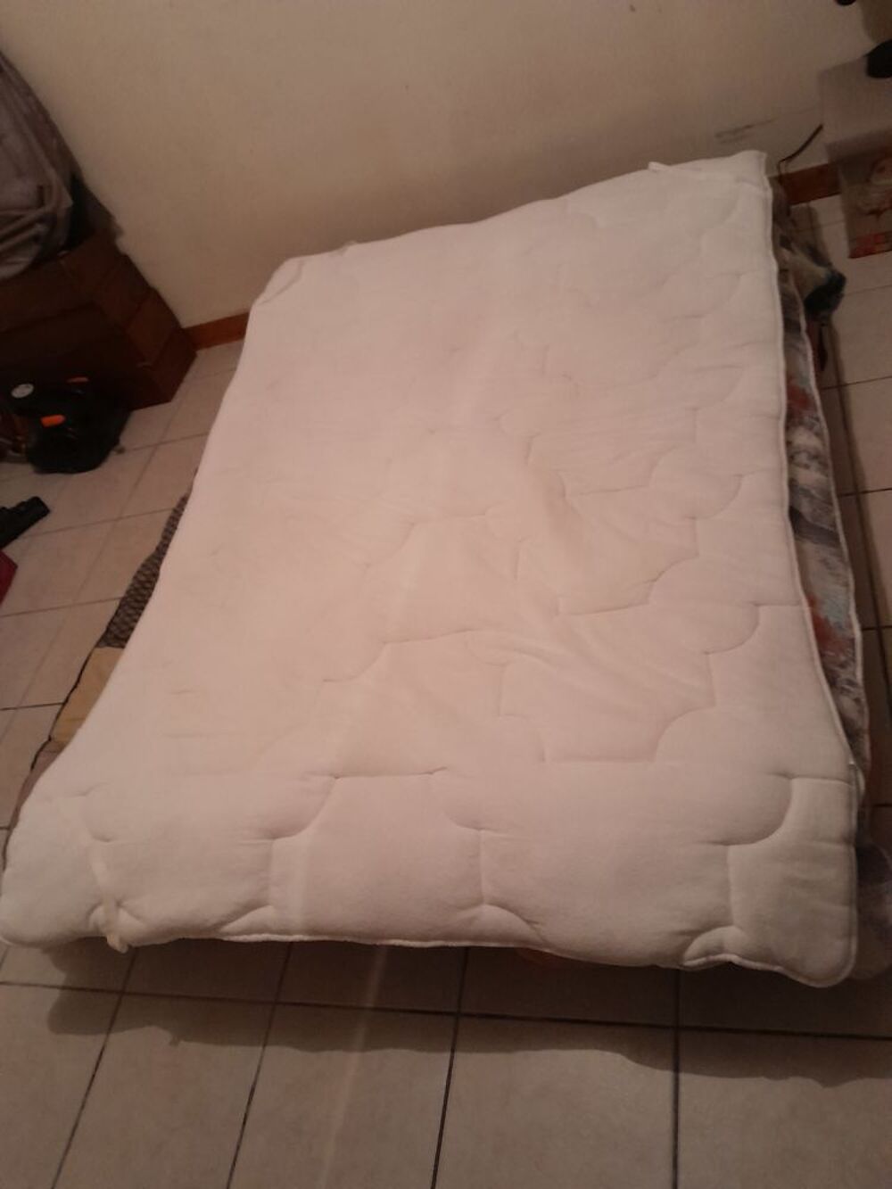 Surmatelas pour lit 140x190cm Décoration
