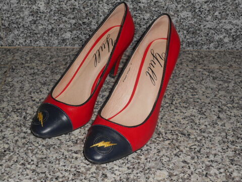 ESCARPINS bicolores cuir   Yull Shoes   69 Dammarie-les-Lys (77)
