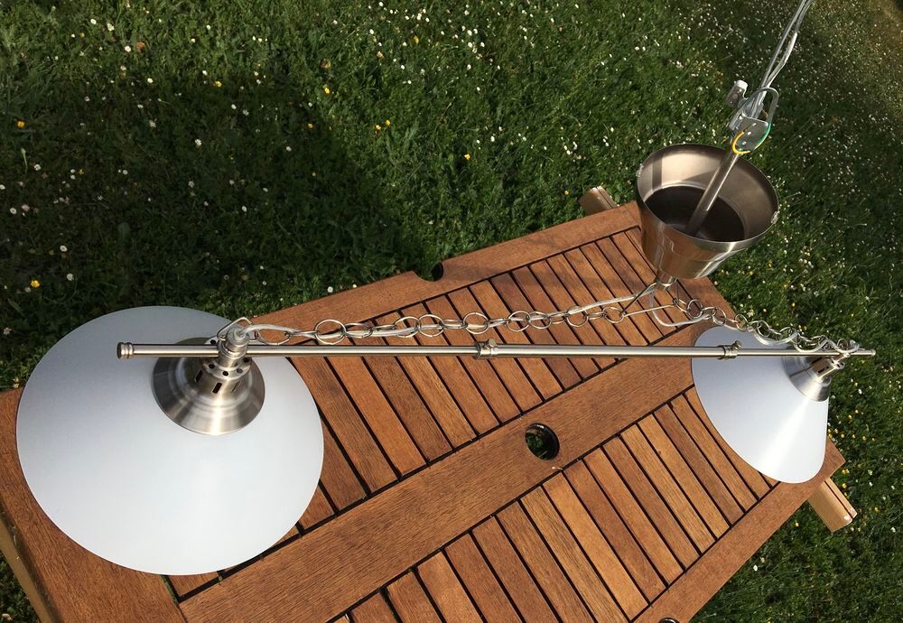 Luminaire &agrave; suspension double Décoration