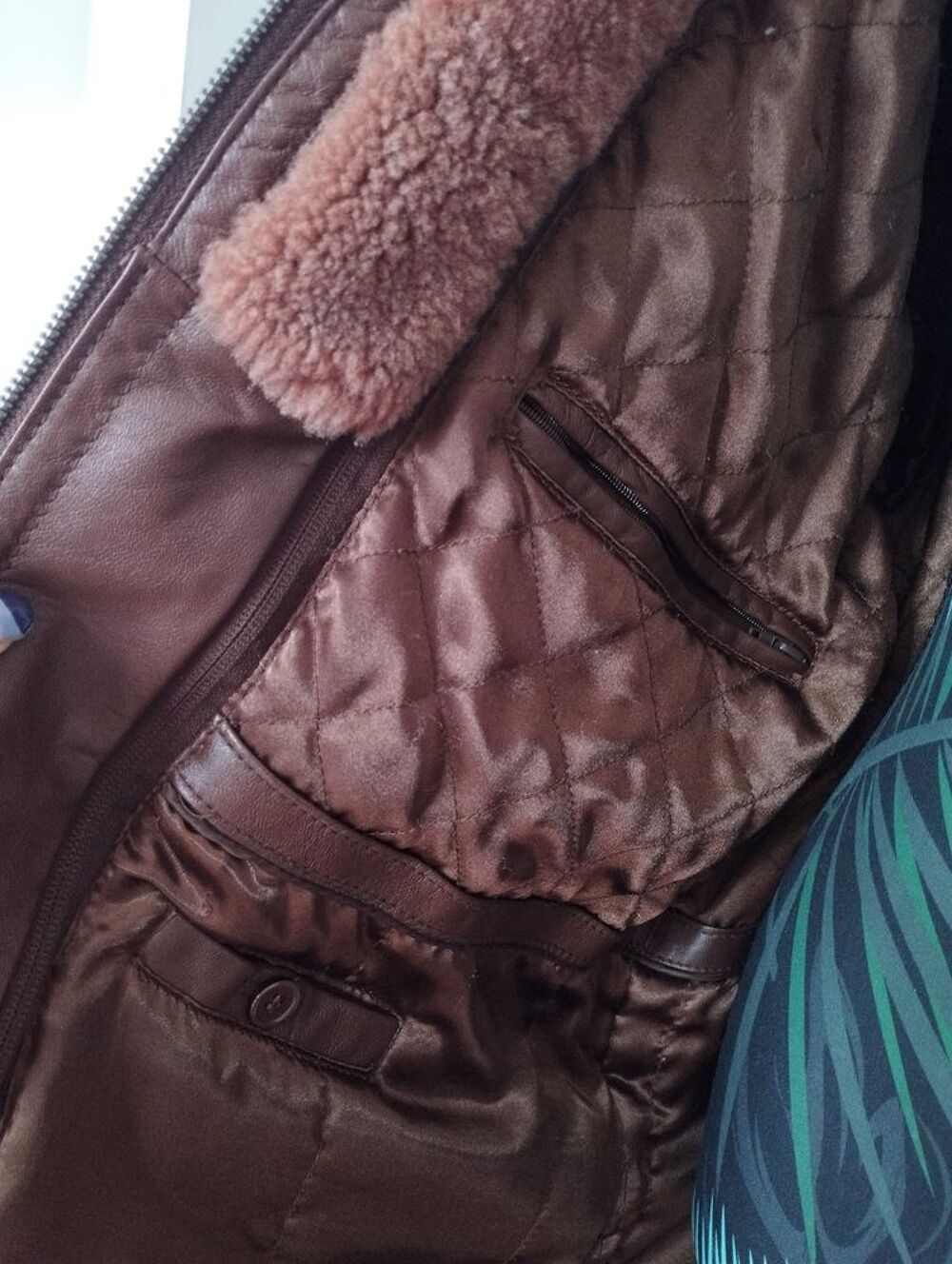 PARKA VESTE CUIR VEGAN Vêtements