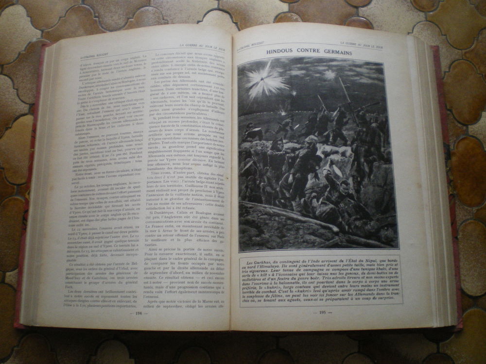 Livre - La guerre de 1914-1918. La guerre au jour le jour. 