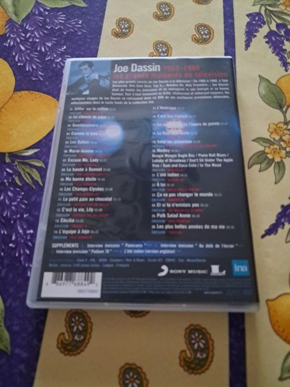 DVD Joe dassin chanson TV INA 60' 70' musique vintage souven DVD et blu-ray