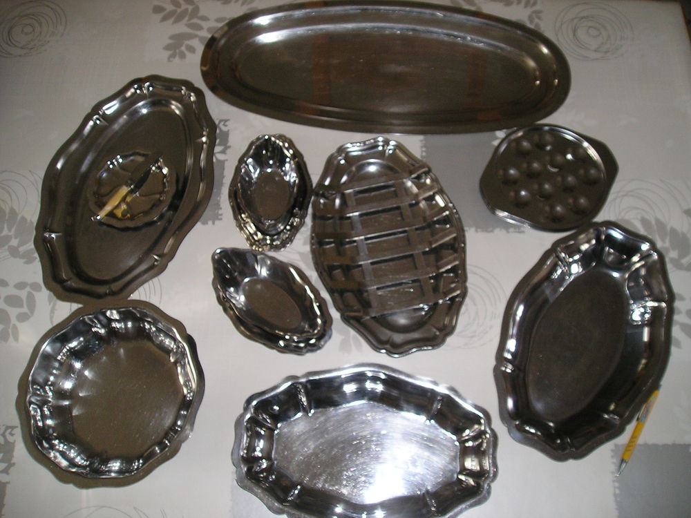plat de service inox Cuisine