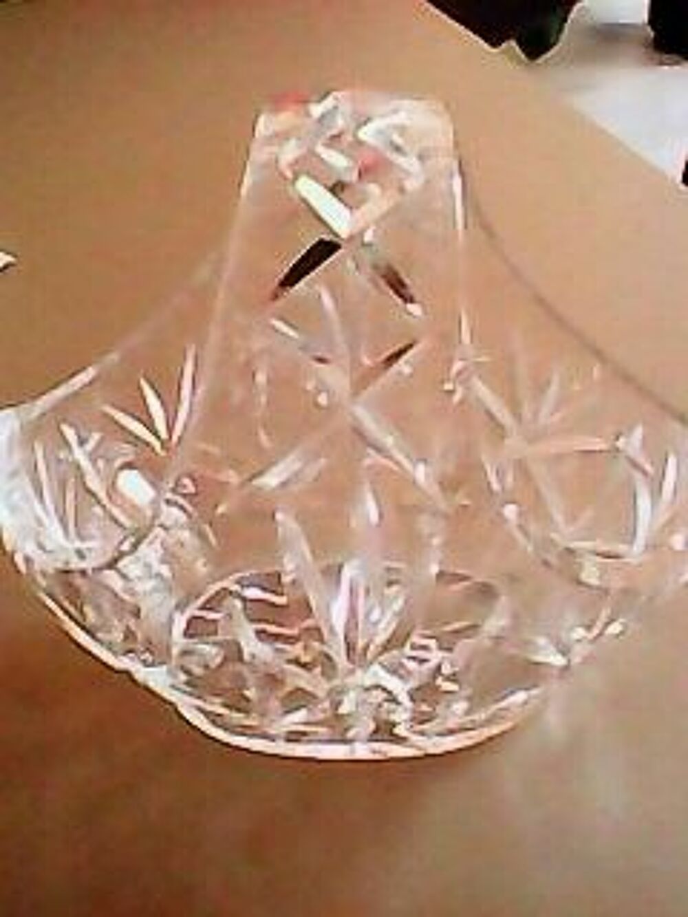 Panier / corbeille Cristal de Boh&ecirc;me Décoration