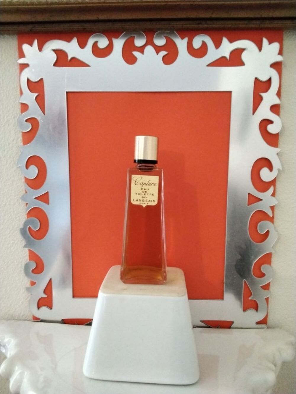 Ancien flacon EdT Capture de Langeais. 