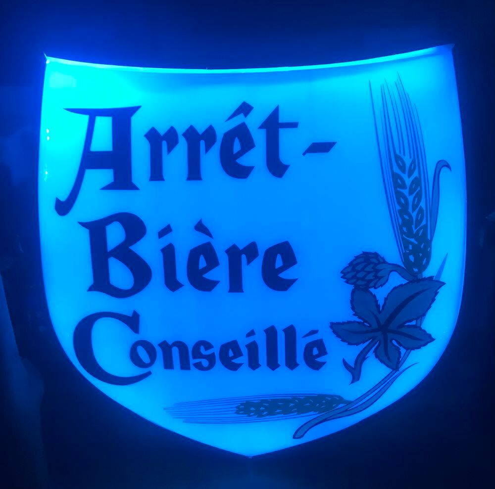 enseigne lumineuse ann&eacute;e 50/60 