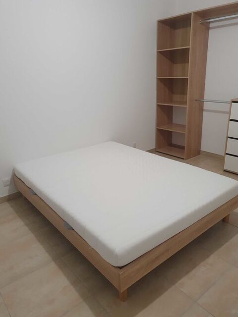 lit 2 places (sommier et matelas) 290 Saint-Andr-de-la-Roche (06)