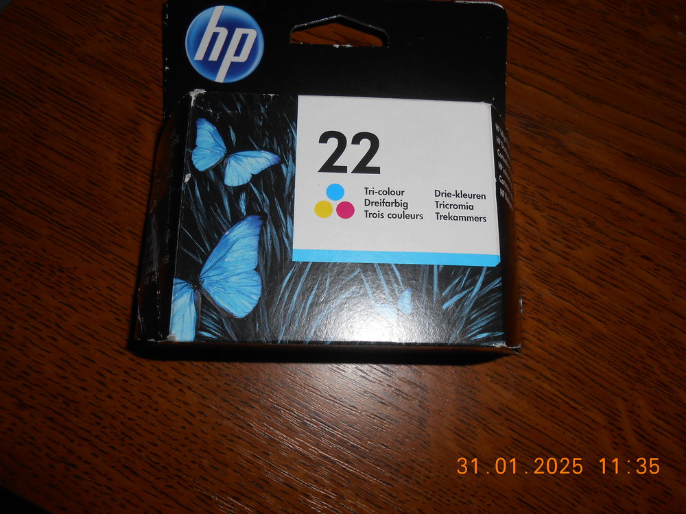 cartouche d'encre couleur pour ordinateur Hp. erreur d'achat Matériel informatique