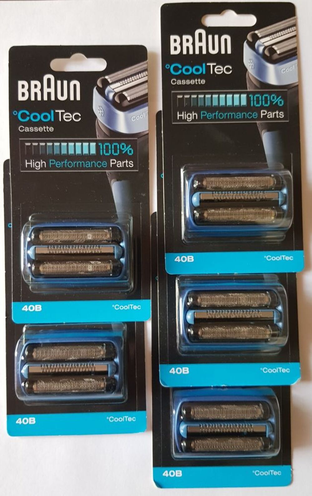 TETES DE RASOIR BRAUN POUR COOLTEC RASOIR Electroménager