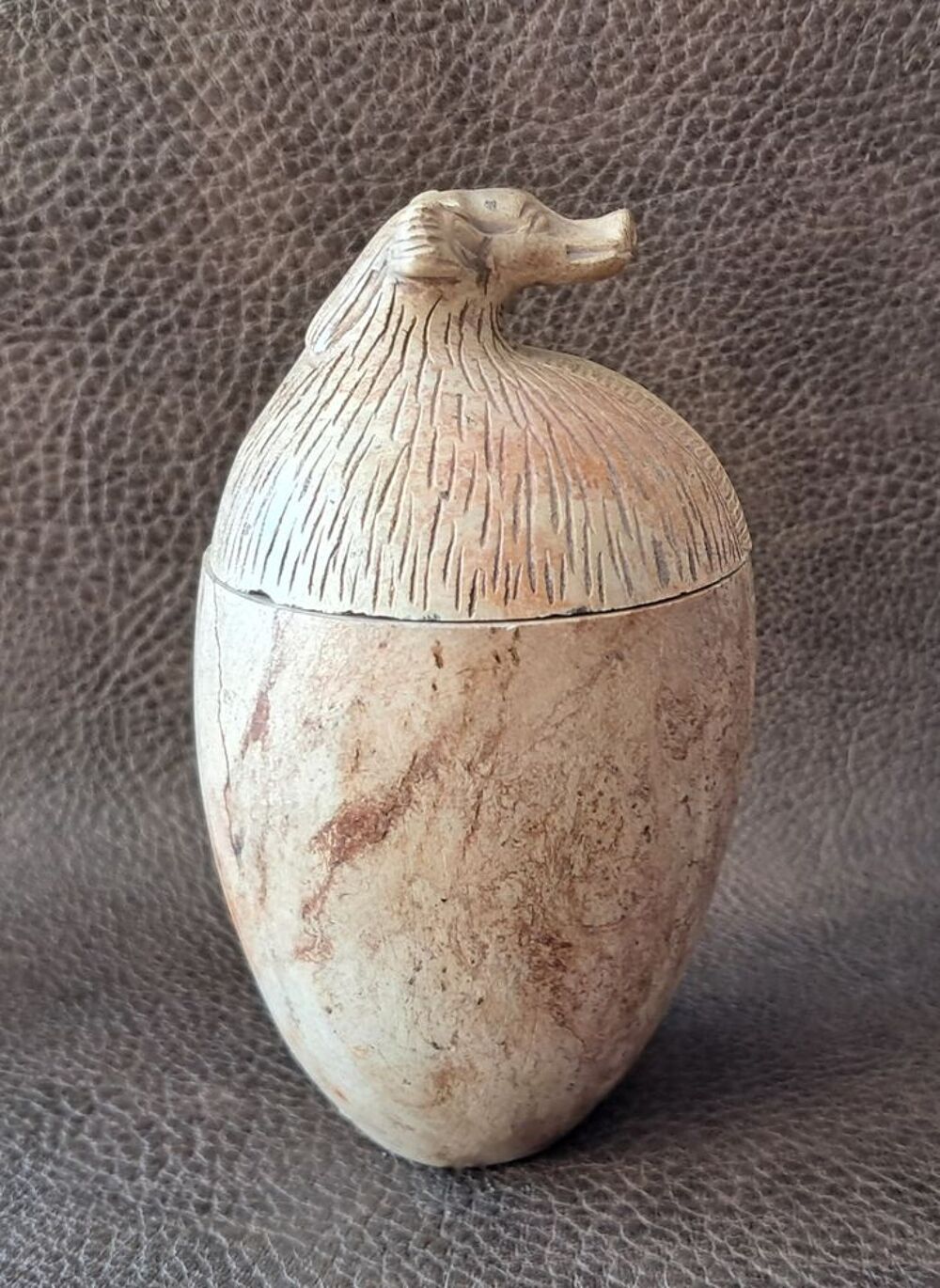 Petit vase canope &eacute;gyptien g&eacute;nie H&acirc;pi Décoration
