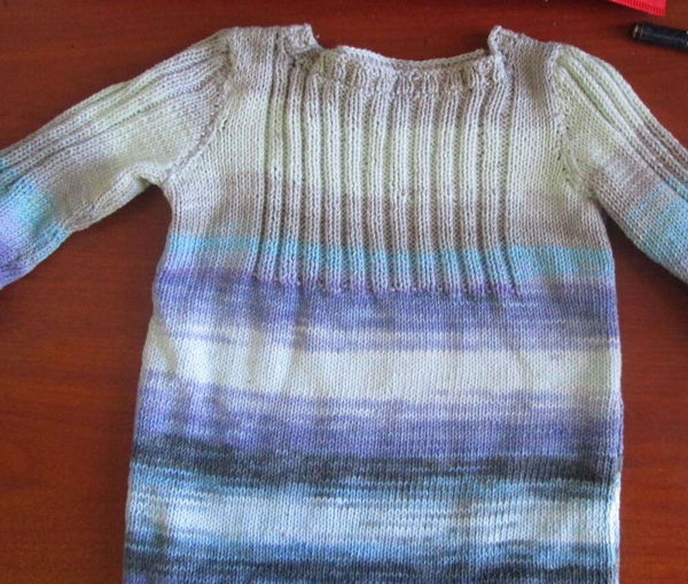 PULL TRICOTE MAIN 100% COTON TAILLE 3 ANS NEUF Vêtements enfants