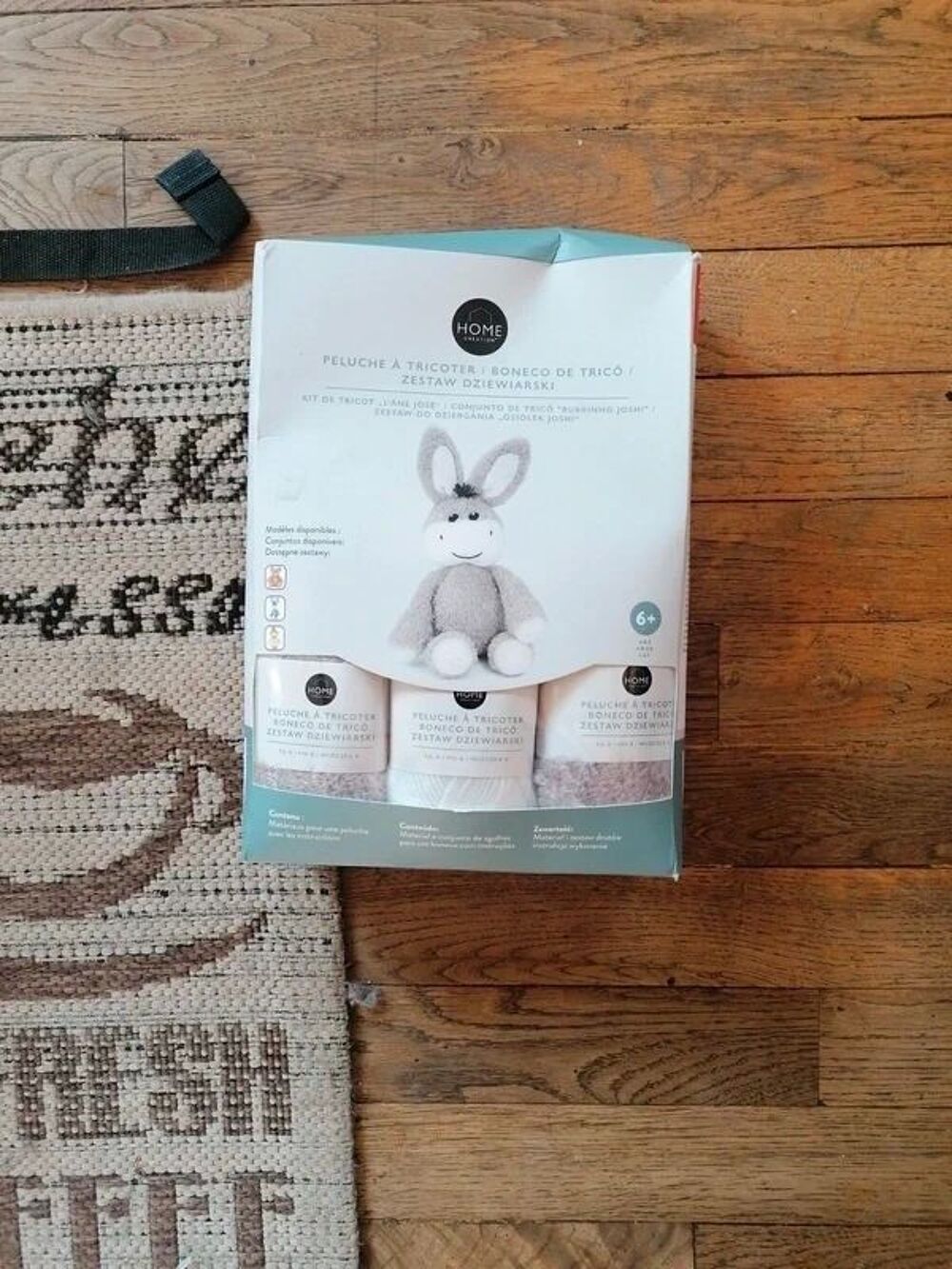 Kit peluche &agrave; tricoter DIY - &Acirc;ne Jos&eacute; Puériculture