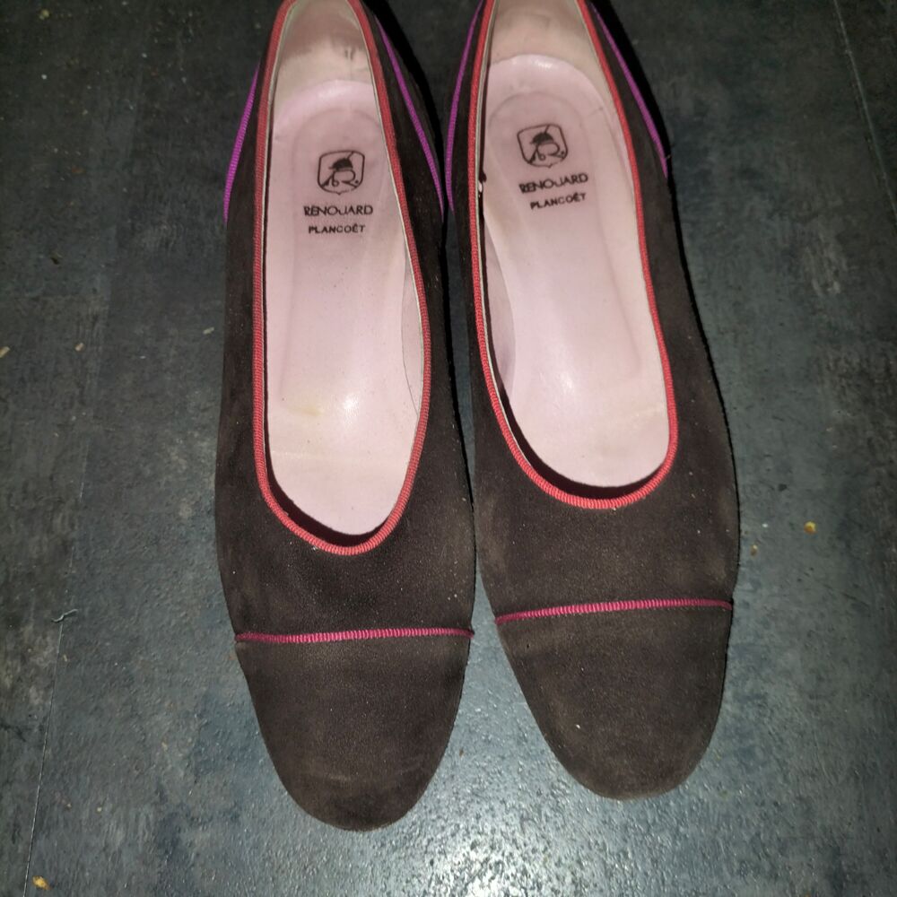 Ballerine tout cuir Renouard Planco&euml;t pointure 38 tr&egrave;s bon &eacute; Chaussures