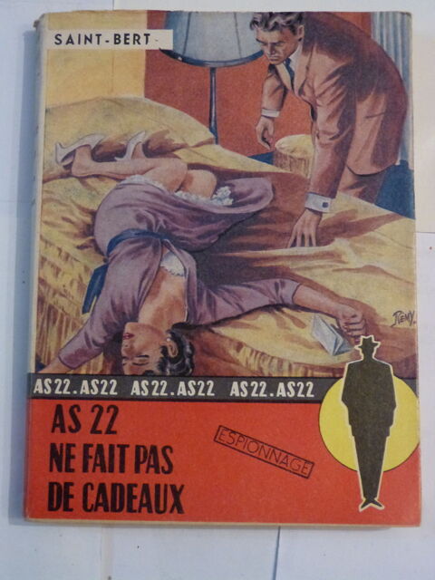 roman espionnage  AS 22 NE FAIT PAS DE CADEAUX  par  ST BERT 6 Brest (29)