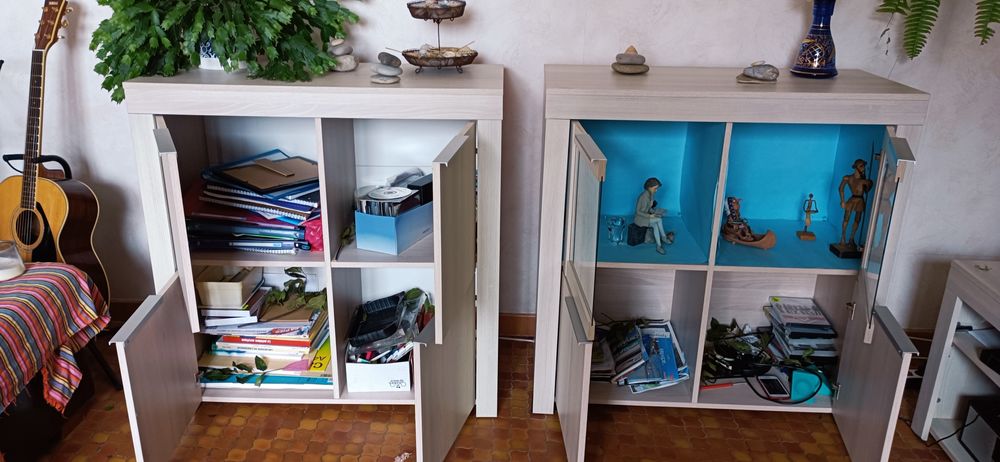 un lot de 3 meubles salon Meubles