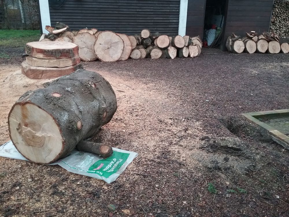 Lamelles de bois en sapin Jardin
