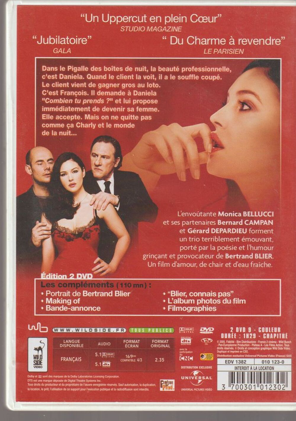 DVD COMBIEN TU M'AIME? DVD et blu-ray