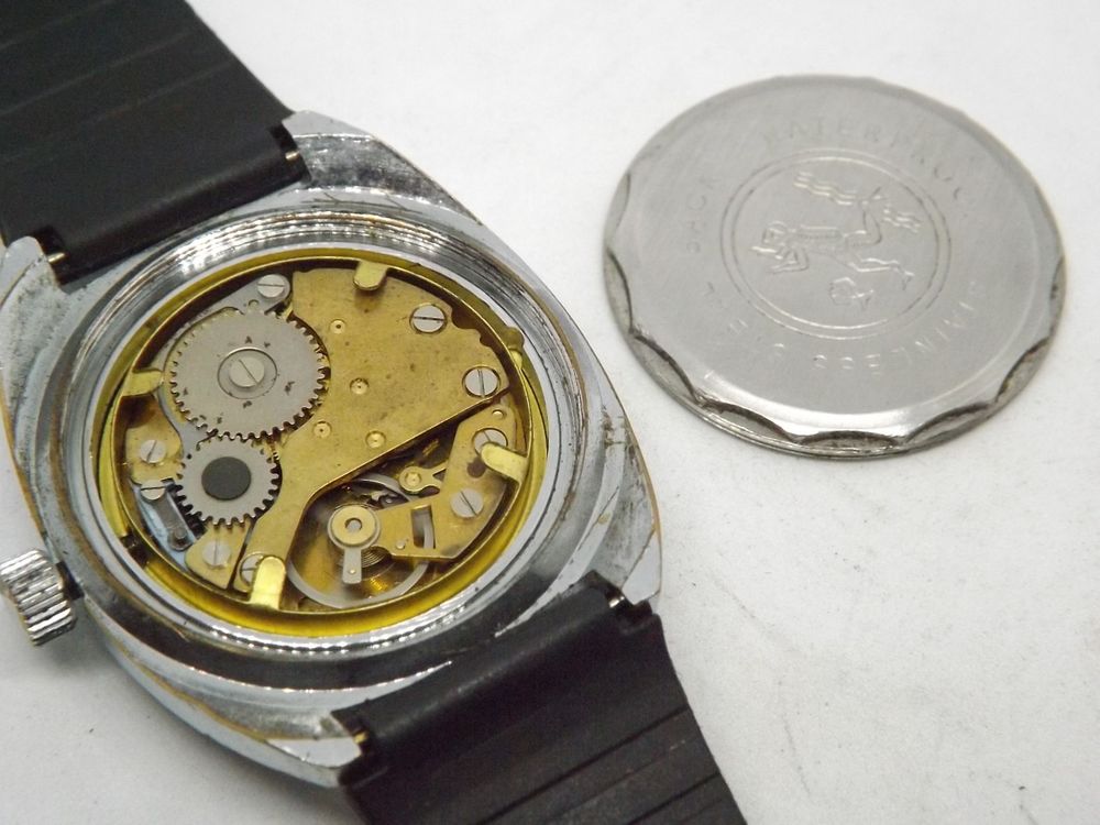 Belle montre de plong&eacute;e suisse Relay 17 rubis ann&eacute;es 1970 Bijoux et montres
