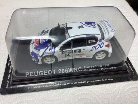 PEUGEOT 206 WRC CORSE 1999 1/43 voiture miniature 15 Alès (30)