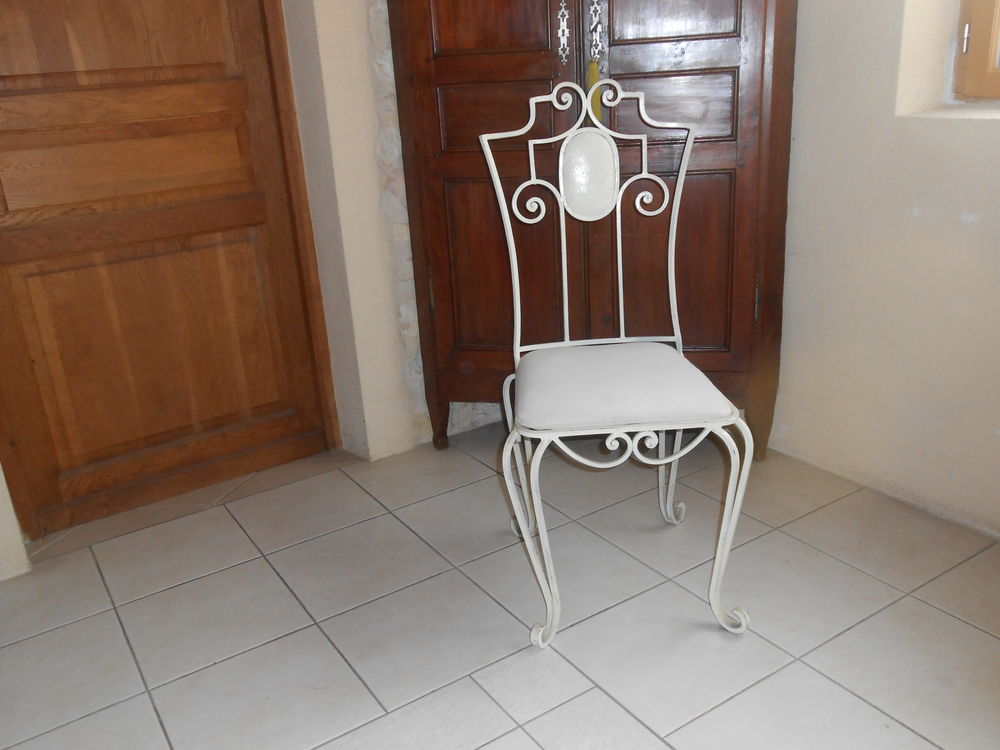 chaises fer forg&eacute; Meubles