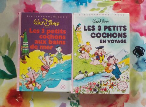 2 BIBLIO ROSE DISNEY LES 3 PETITS COCHONS 5 Bubry (56)