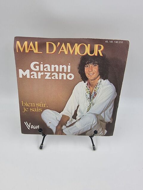 Vinyle 45 tours Gianni Marzano : Mal d'Amour (Bien Sr je..) 3 Vulbens (74)