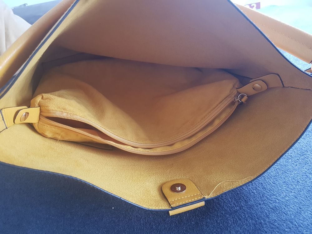 Sac a main jaune Maroquinerie