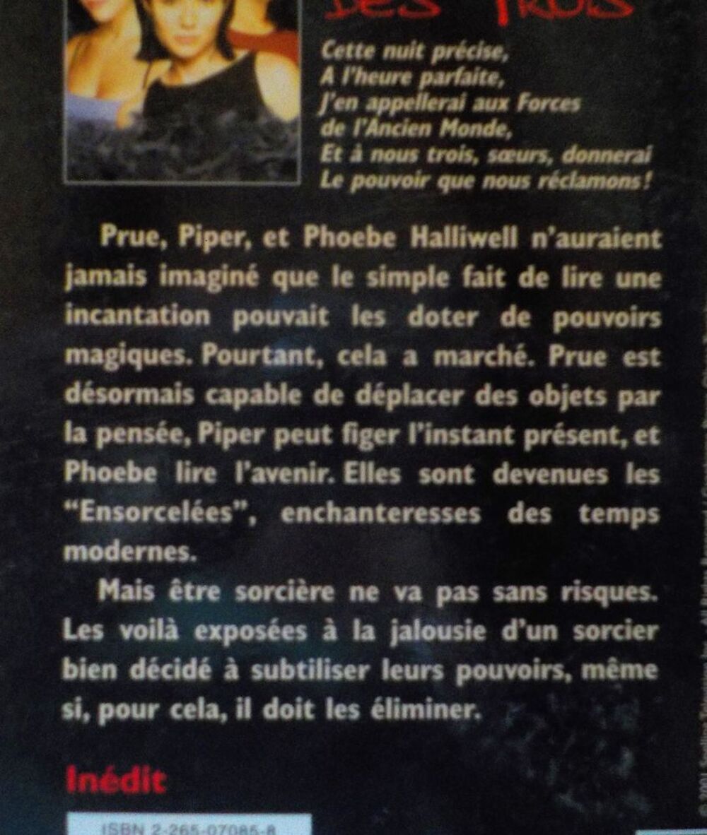 CHARMED N&deg;1 3 6 Fleuve Noir Livres et BD