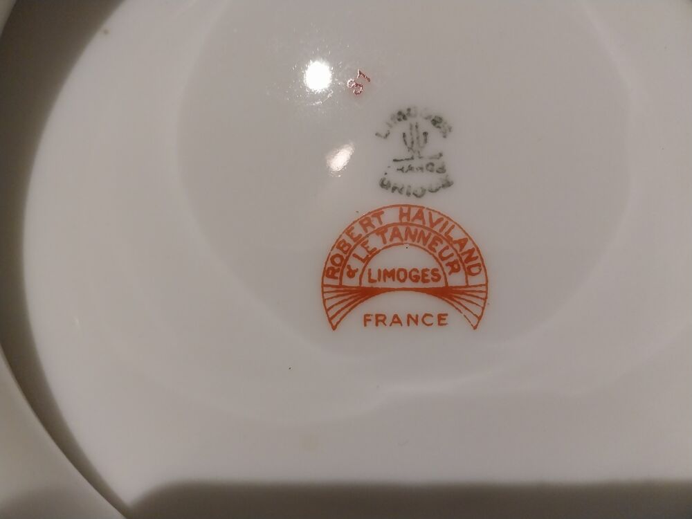 Robert Haviland Le Tanneur service de table d'occasion 