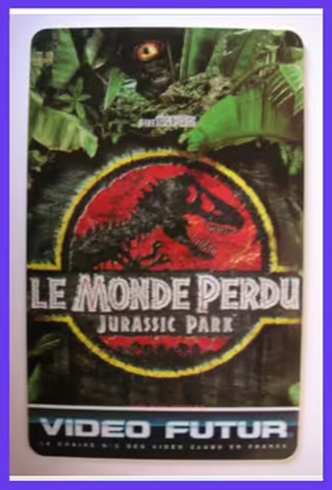 Carte Vido Futur: LE MONDE PERDU JURASSIC PARK.  2 Saint-Jean-de-Rebervilliers (28)