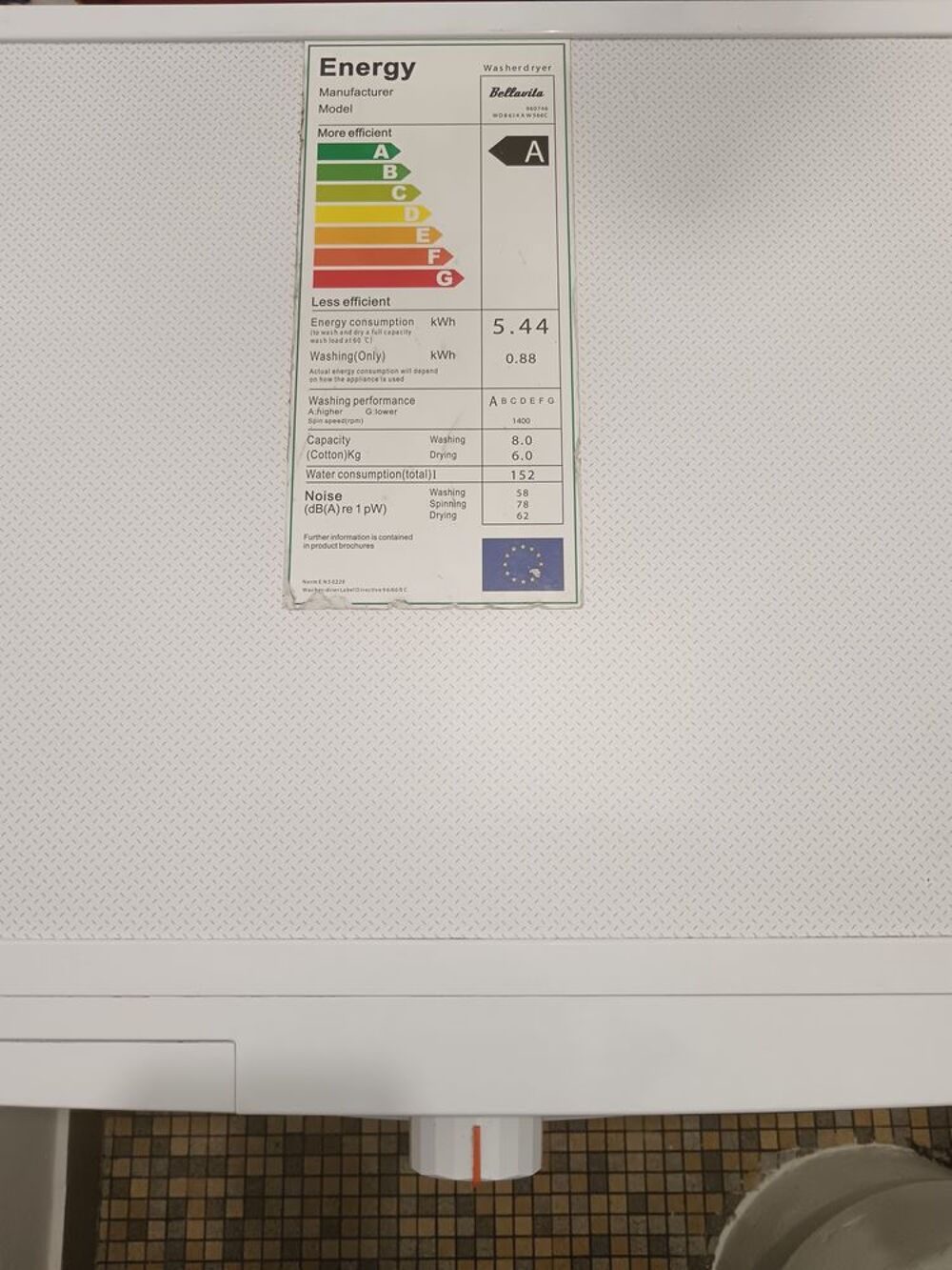 Lave linge s&eacute;chant Electroménager