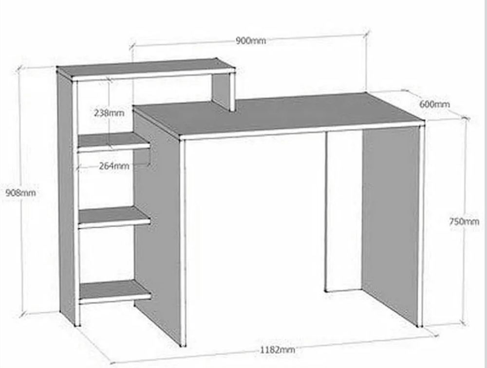 Bureau biblioth&egrave;que Meubles