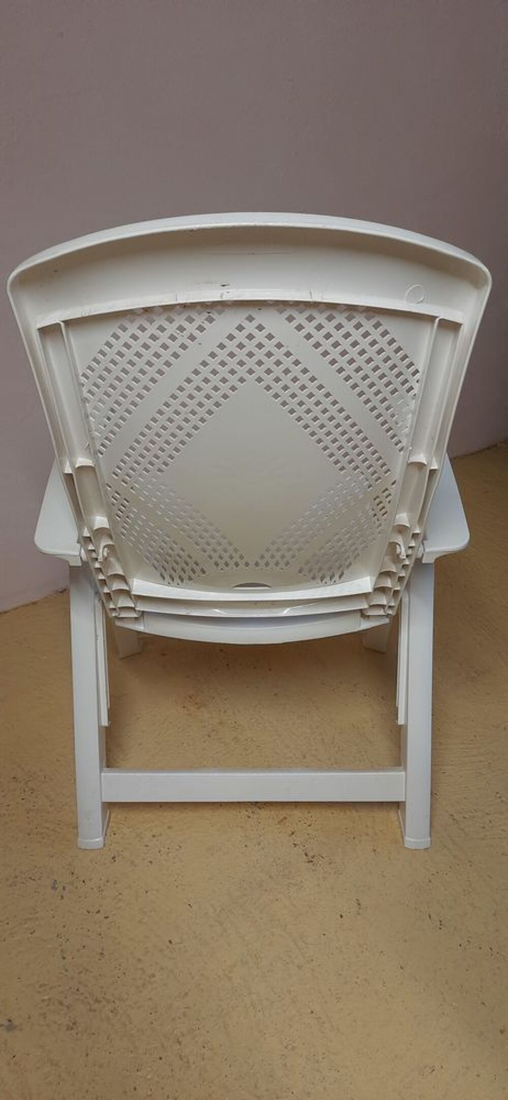 Fauteuil relax pliant multipositions en polypropyl&egrave;ne Jardin