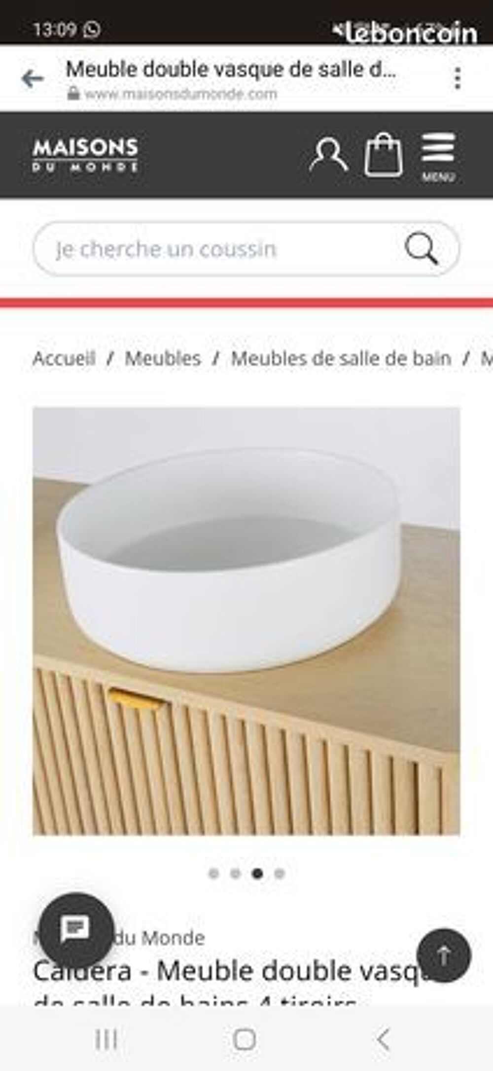 Vasque neuve encore dans carton Meubles