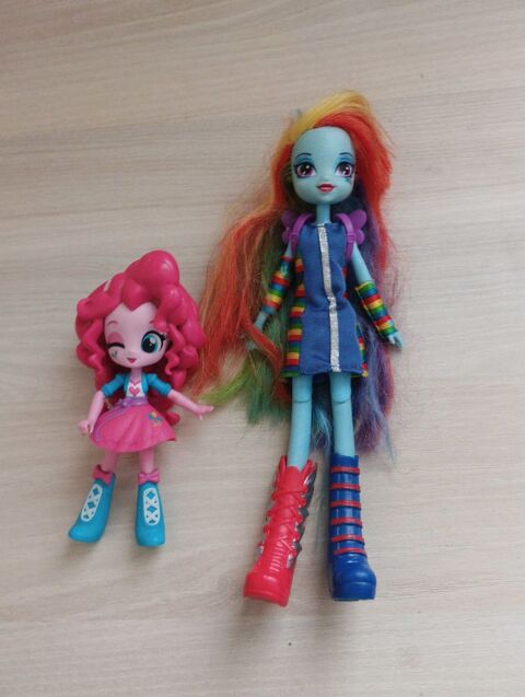poupées Equestria Girls my little ponny pinkie pie et rainbow Dash 3 Niort (79)