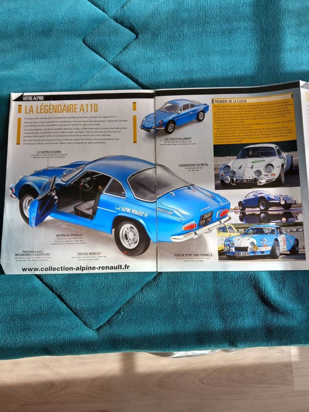 MAQUETTE DE VOITURE A MONTER,TOUT M&Eacute;TAL,ALPINE RENAULT A110 