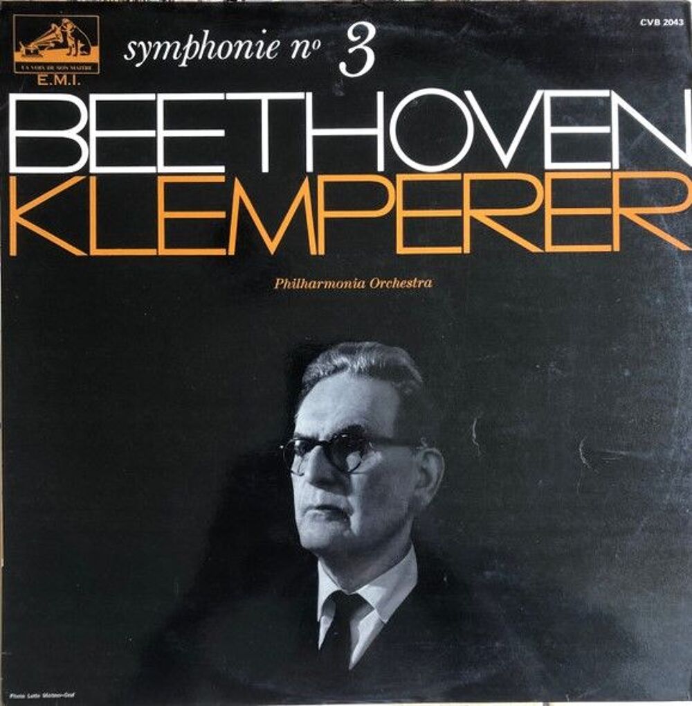LP Ludwig von BEETHOVEN (Otto KLEMPERER) : Symphonie n&deg;3 CD et vinyles