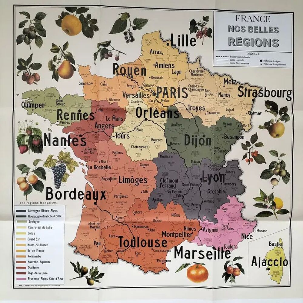 Carte de France Décoration