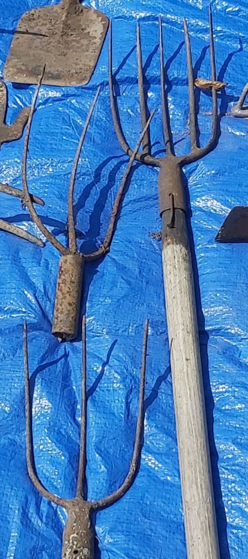 Lot d outils anciens pour le jardin Jardin