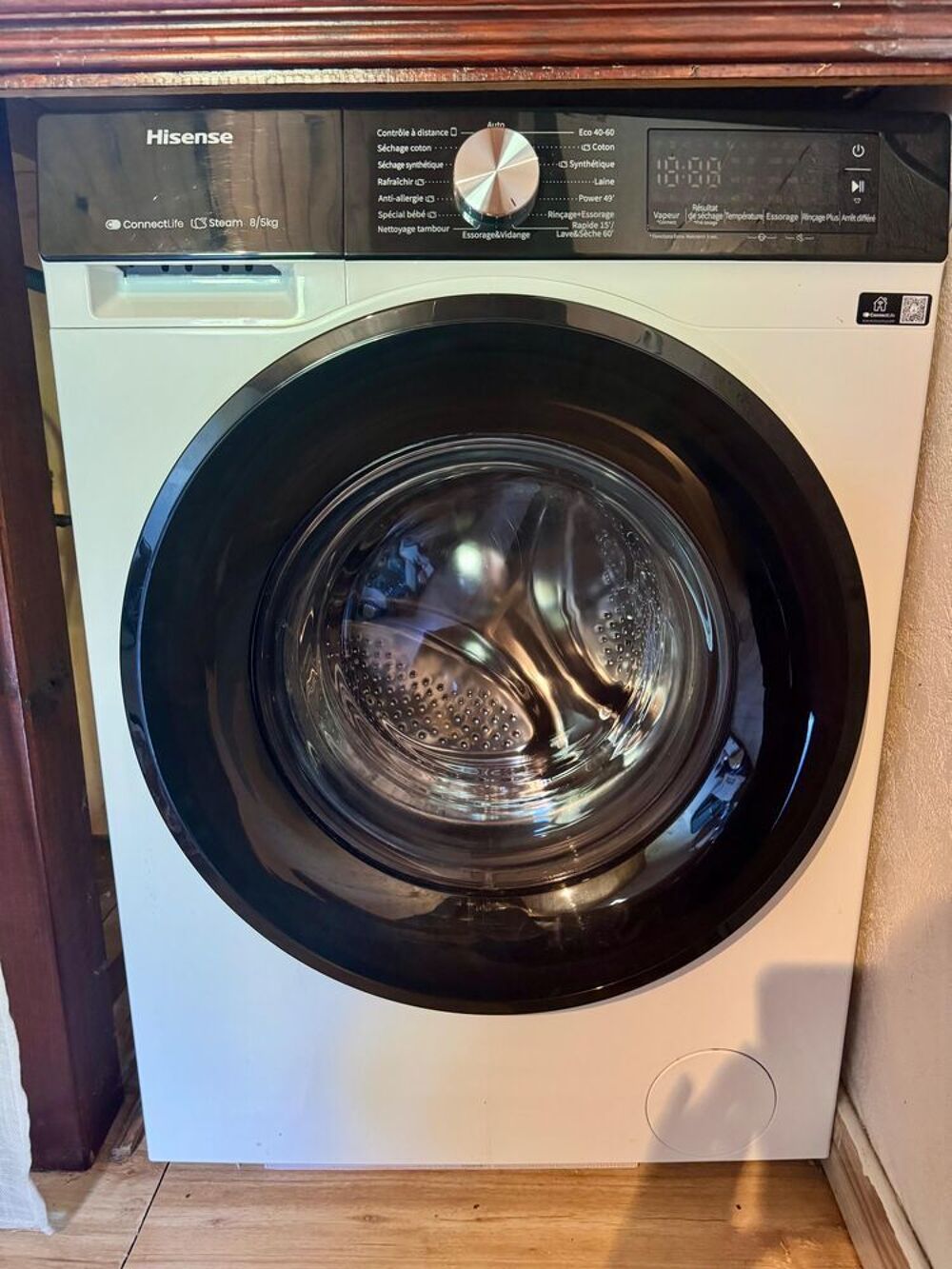 Lave-linge s&eacute;chant Hisense (8/5 kg) Electroménager