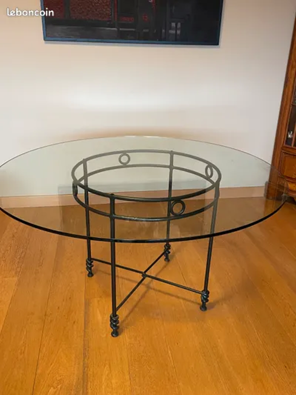 Table ronde en verre Meubles